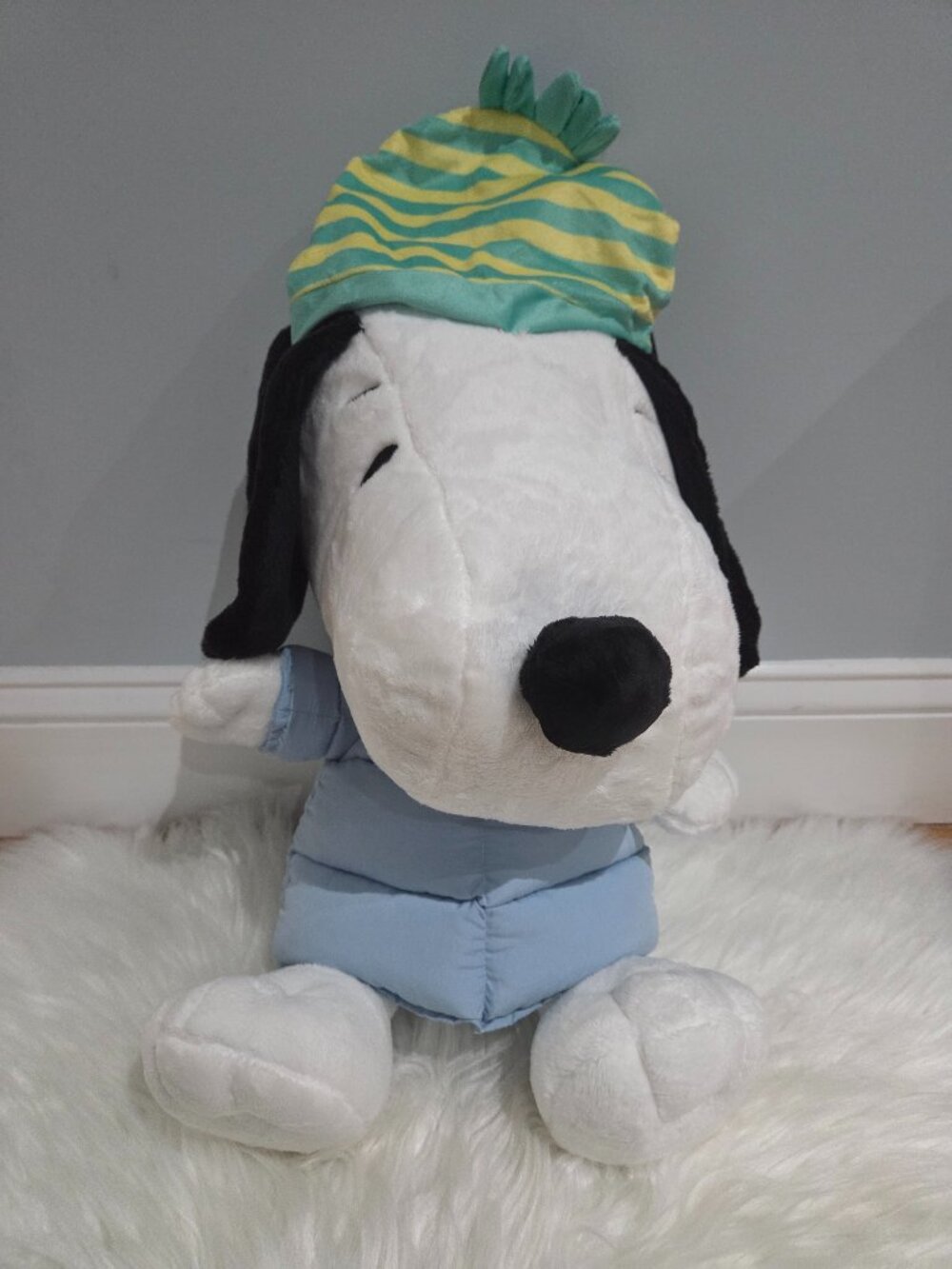 Peanuts Snoopy Puffer Jacket Plush Backpack